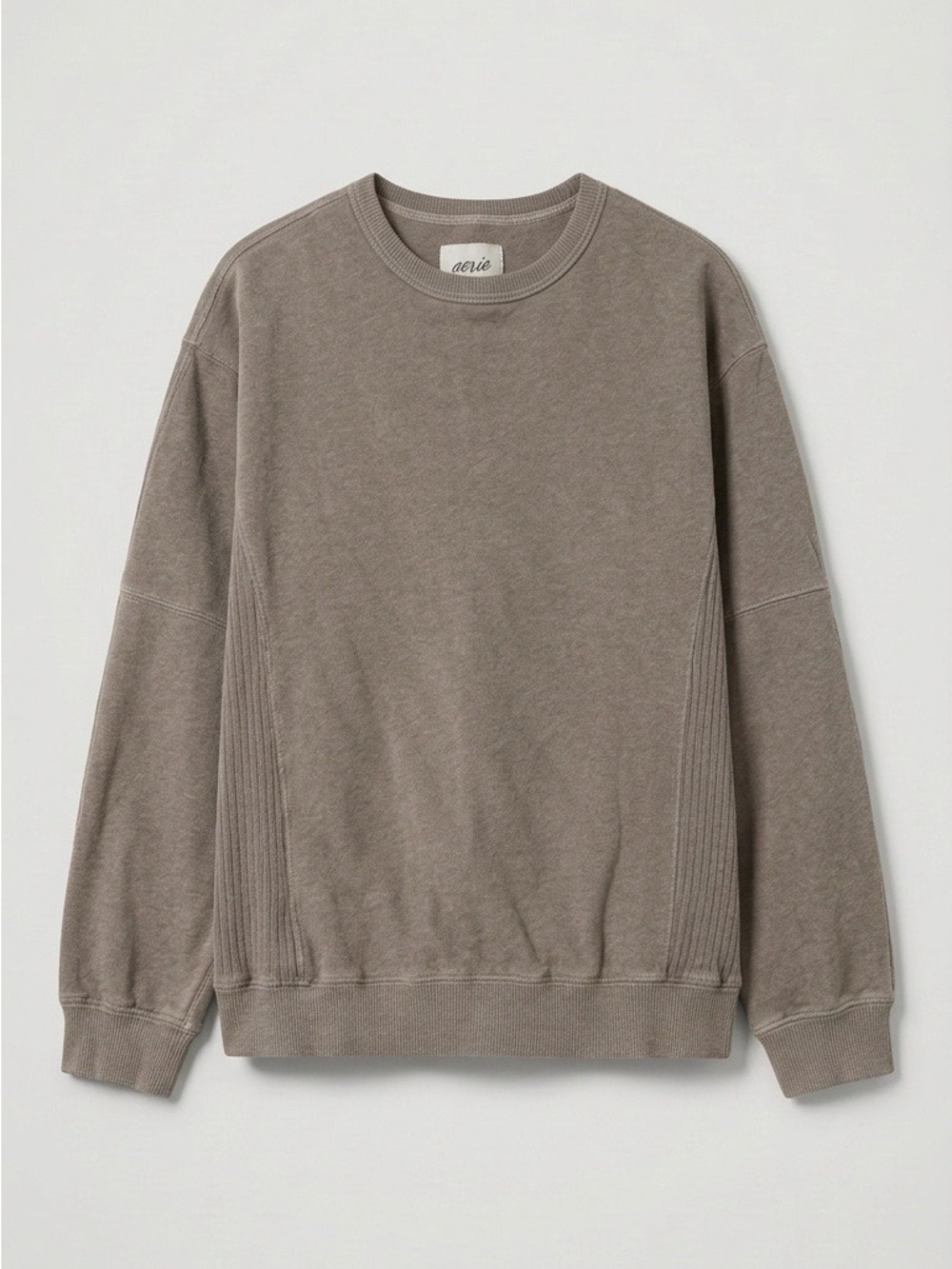 Aerie Women’s Crewneck Sweatshirt - Taupe